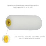 Rodillo Espuma Recambio Para Esmalte Acrilico 100 mm,  Set 10 Rodillos, Rodillo Espuma, Rodillo Pintura Acrilica al por Mayor | 