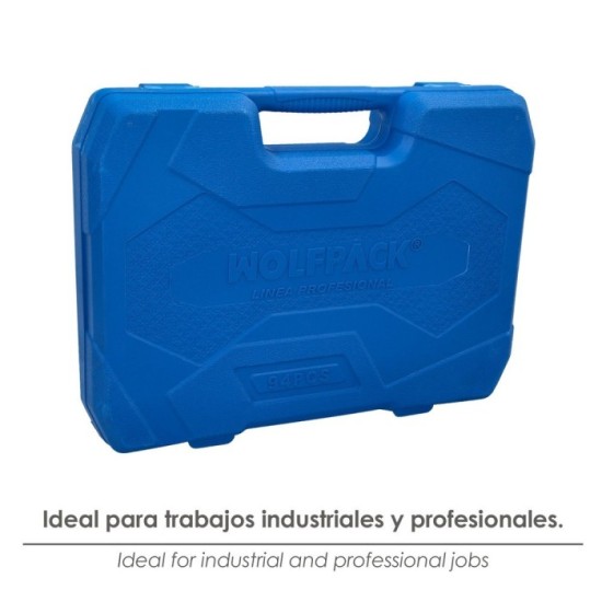 Juego Llaves Vaso y Puntas CRV 94 piezas 1/2" - 1/4" al por Mayor | Almacén de Ferretería