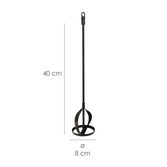 Mezclador Pinturas Para Taladro Ø 80 x 400 mm, Mezclador / Agitador Pinturas, Cemento, Yeso al por Mayor | Almacén de Ferretería
