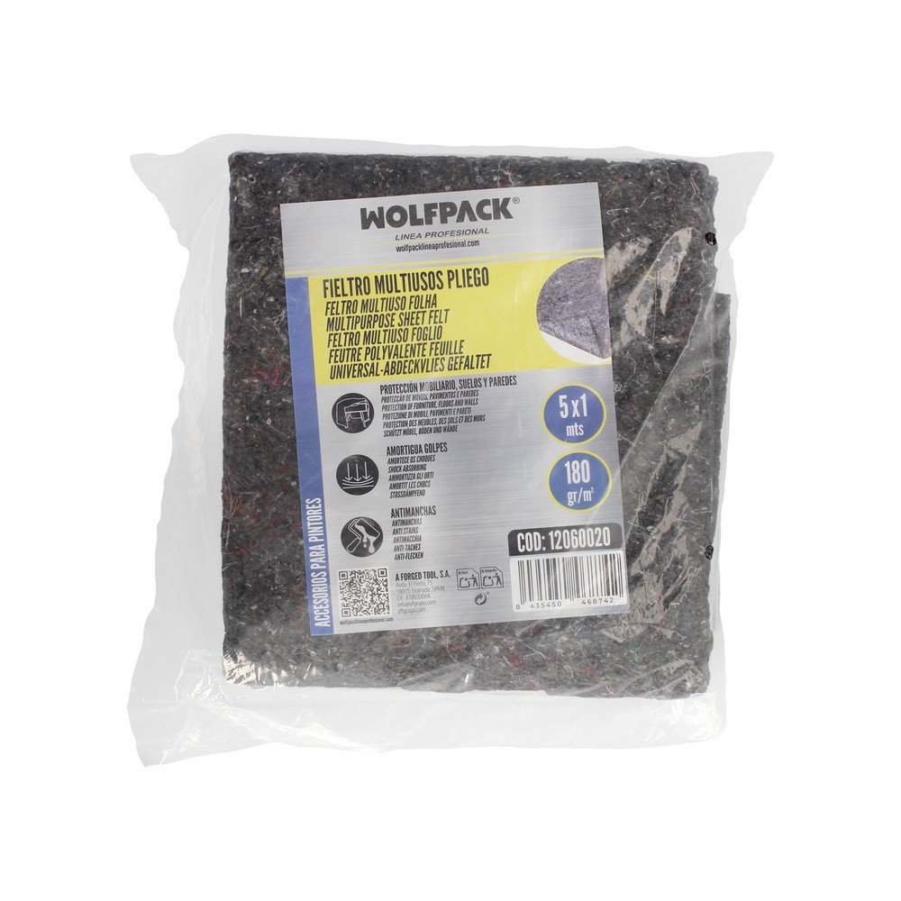 Fieltro Multiusos Pliego 5x1m Reforzado/impermeable al por Mayor | Almacén de Ferretería