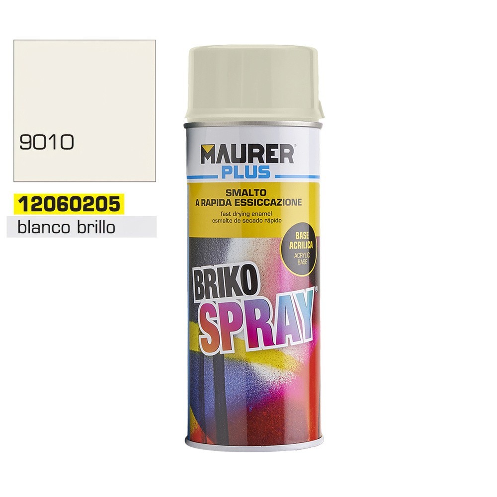 Spray Pintura Blanco Brillo Profundo 400 ml, al por Mayor | Almacén de Ferretería