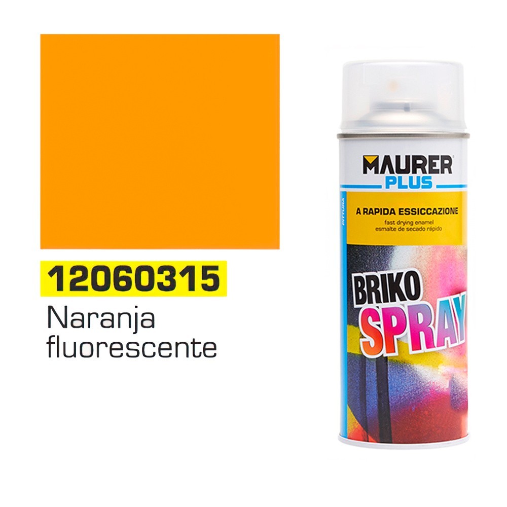 Spray Pintura Naranja Fluorescente 400 ml, al por Mayor | Almacén de Ferretería