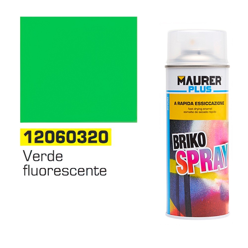 Spray Pintura Verde Fluorescente 400 ml, al por Mayor | Almacén de Ferretería