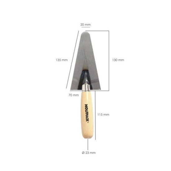 Paletin Wolfpack Plus Mango Madera 342/130 mm, al por Mayor | Almacén de Ferretería