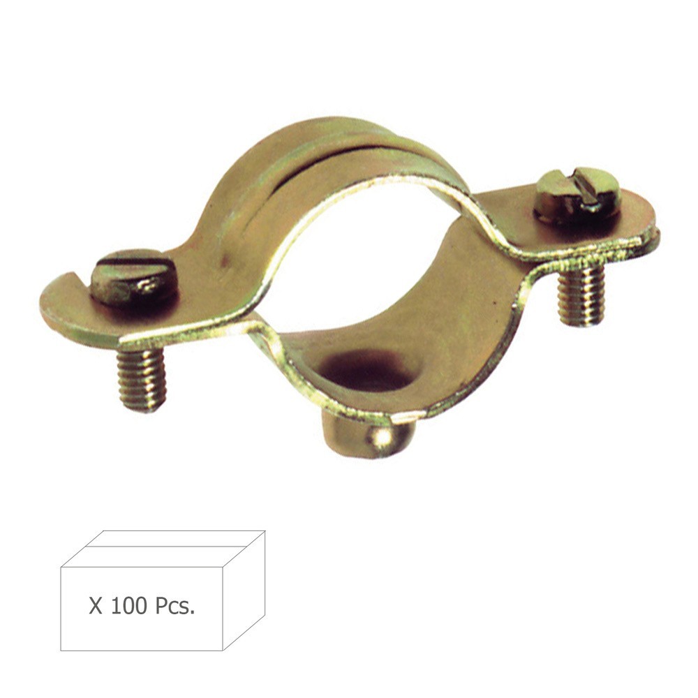 Abrazadera Metalica M-6     8 mm, (Caja 100 piezas) al por Mayor | Almacén de Ferretería