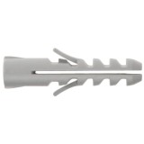 Taco Nylon Tradicional Gris  10 mm, (Caja de 50 piezas) al por Mayor | Almacén de Ferretería