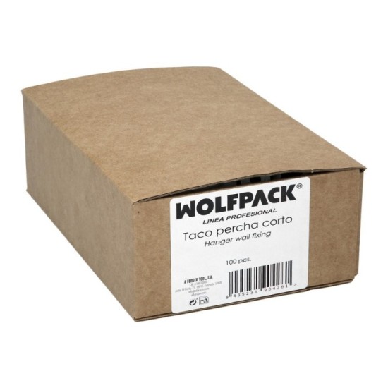 Taco Wolfpack Percha  Nº2 (Largo) 8-9 mm, (Caja de 100 piezas) al por Mayor | Almacén de Ferretería