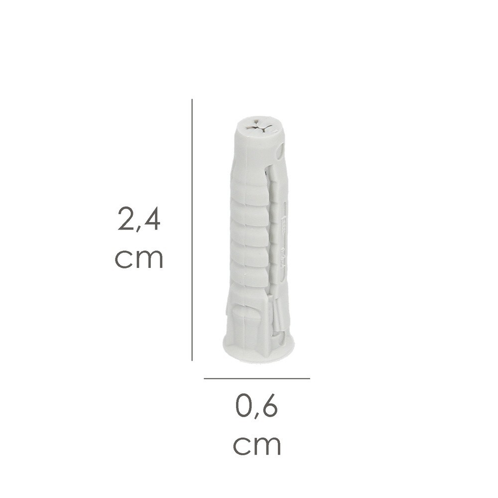Taco 5 x 25 N+plus Nylon Caja 200 Uds, al por Mayor | Almacén de Ferretería
