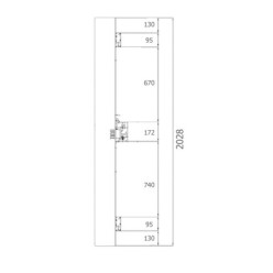 Cerradura Yale Seguridad 8922-fa/ylhs-6/80 Cerradero Corto,
