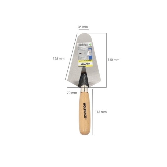 Paleta Wolfpack Plus Mango Madera 348    140 mm, al por Mayor | Almacén de Ferretería
