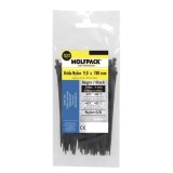 Brida Nylon 100%, Color Negro 9,0 x 780 mm, Bolsa 100 unidades, Abrazadera Plastico, Organizador Cables, Alta Resistencia al por