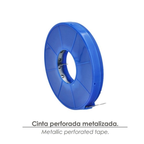 Cinta Perforada 16 mm (Rollo10 metros) al por Mayor | Almacén de Ferretería