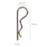Pasador "R"  4x 76 mm, al por Mayor | Almacén de Ferretería