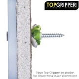 Taco Topgripper Bimaterial Ø 10 mm, (Caja 75 unidades) Taco Anclaje Universal, Taco Hormigon, Taco Pladur, Taco Ladrillo al por 