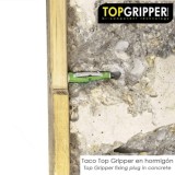 Blister Tacos Topgripper Bimaterial Con Tornillos Ø 5 mm, 50 Piezas Taco Anclaje Universal, Taco Hormigon, Taco Pladur, al por M