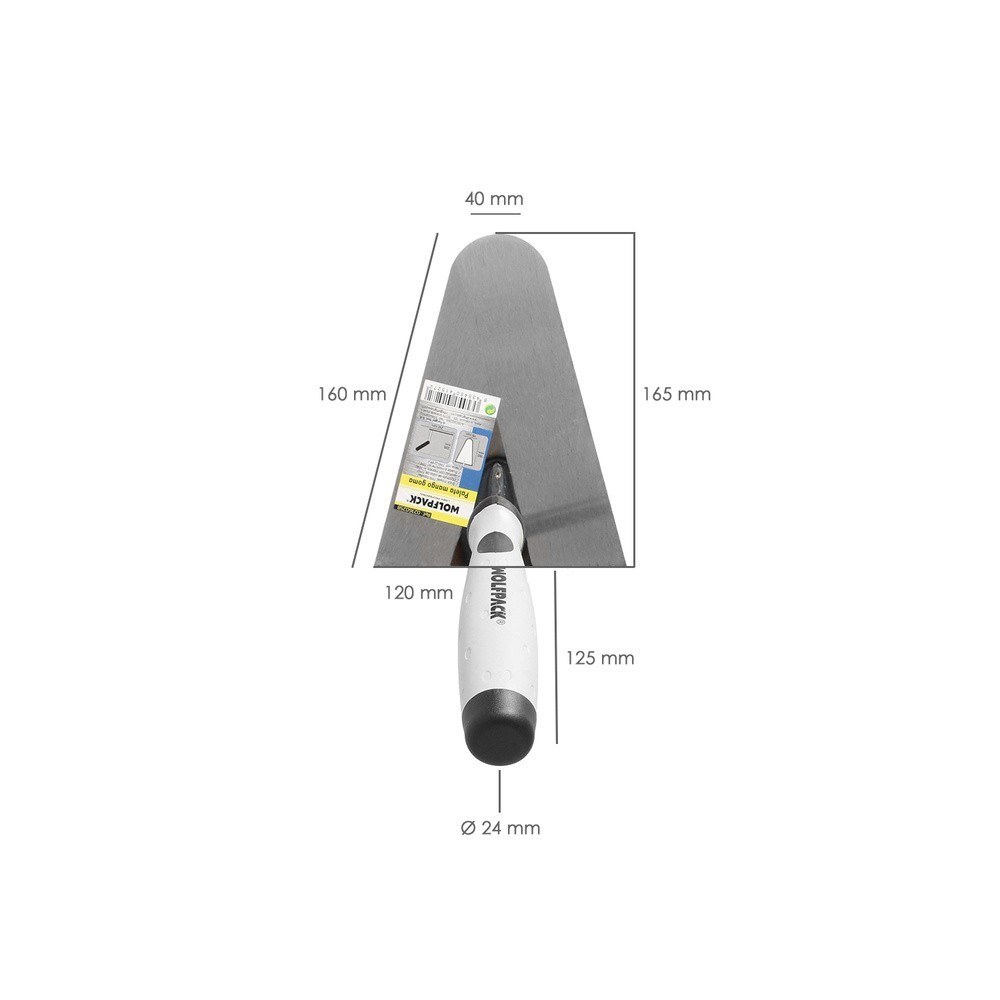 Paleta Wolfpack Plus Mango de Goma 344  165x120mm, al por Mayor | Almacén de Ferretería