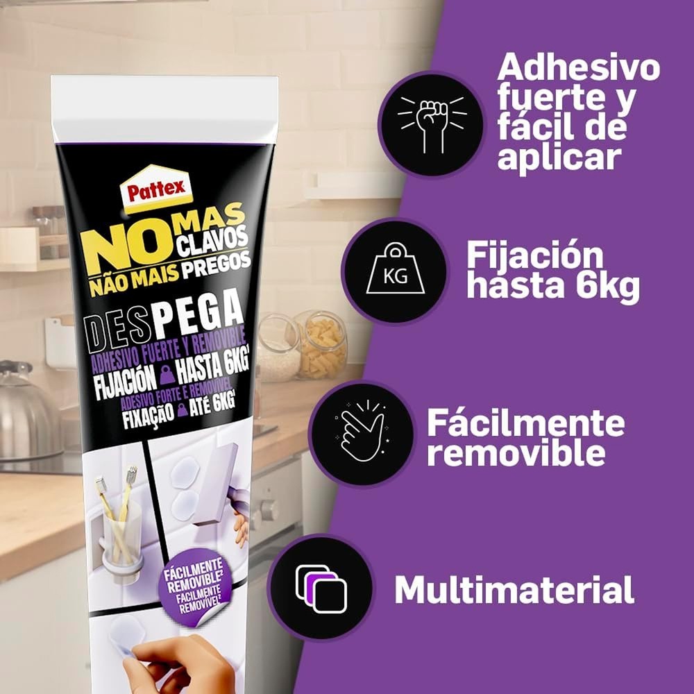 Nural No Mas Clavos Despega (Tubo 44gr,) al por Mayor | Almacén de Ferretería