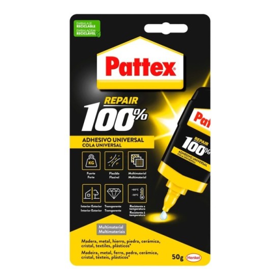 Nural Pattex 100% Cola (Botella  50 gr,) al por Mayor | Almacén de Ferretería