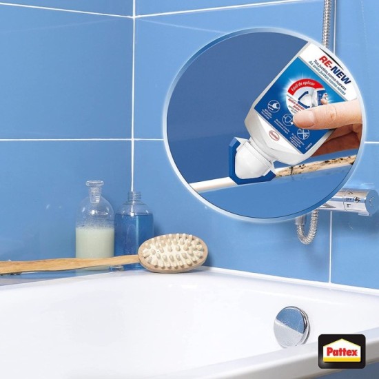 Nural Pattex Re New Juntas Baño (Bote 80 ml,) al por Mayor | Almacén de Ferretería