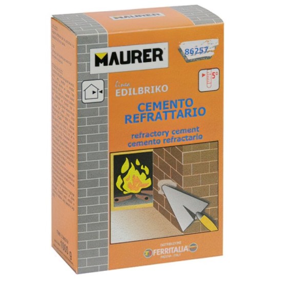 Edil Cemento Refractario Maurer (Caja 1 kg,) al por Mayor | Almacén de Ferretería