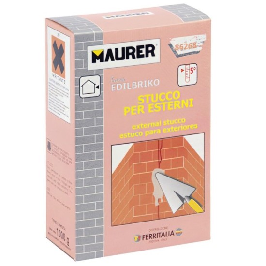 Edil Estuco Exterior,Maurer (Caja 1 kg,) al por Mayor | Almacén de Ferretería