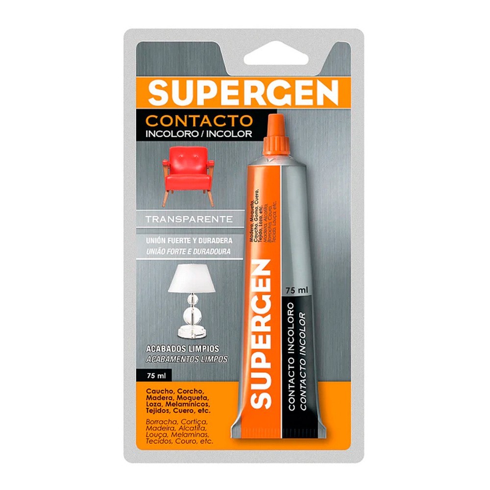 Pegamento Supergen Incoloro   75 ml, al por Mayor | Almacén de Ferretería