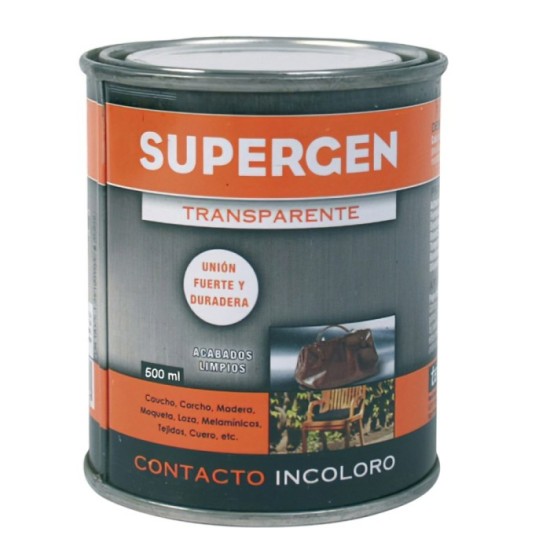 Pegamento Supergen Incoloro  500 ml, al por Mayor | Almacén de Ferretería