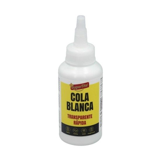 Cola Blanca Transparente Botella 120 Gr, al por Mayor | Almacén de Ferretería