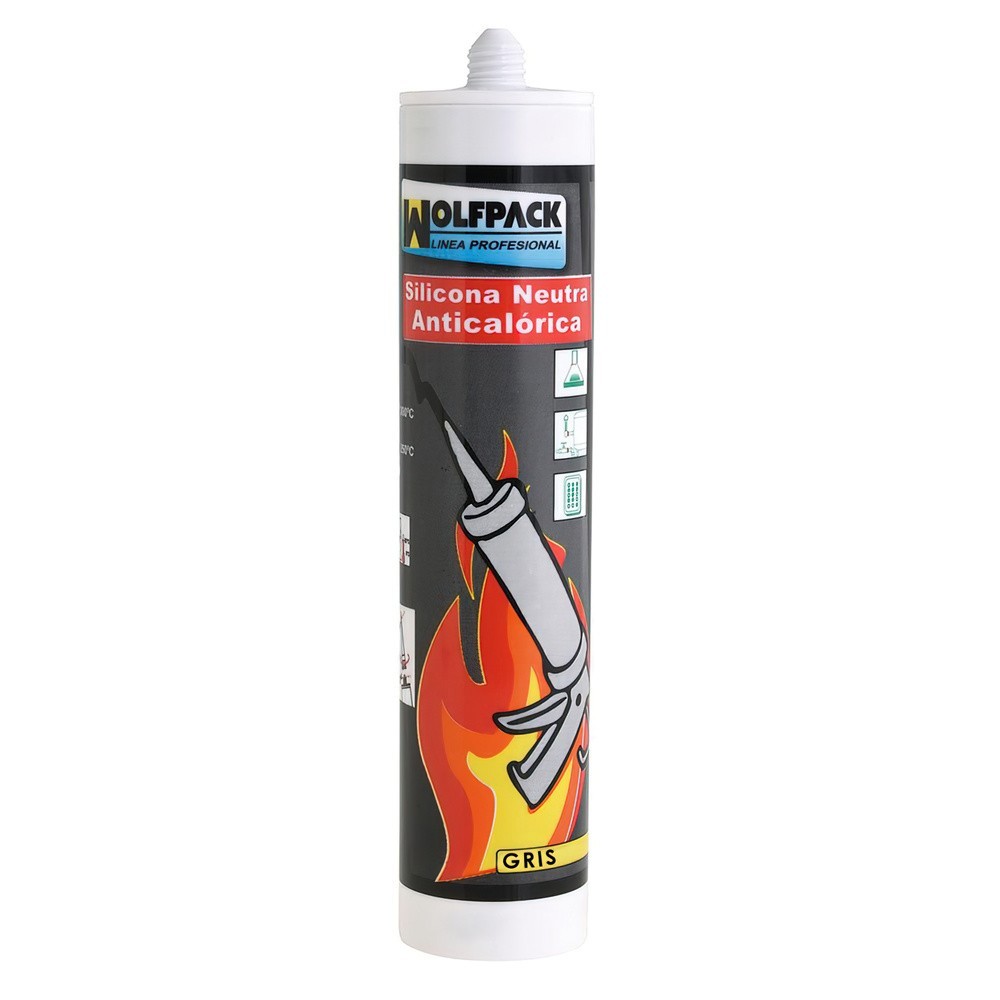 Silicona Neutra Altas Temperaturas 300 ml, al por Mayor | Almacén de Ferretería