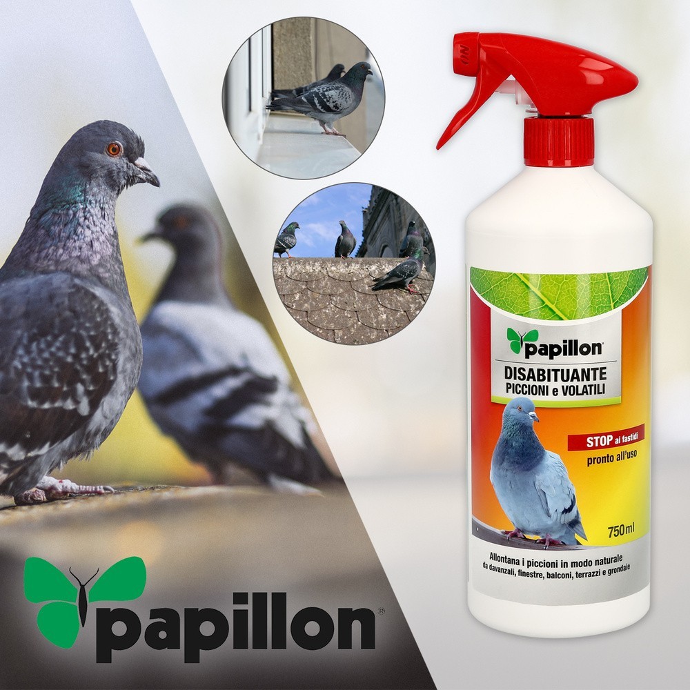 Repelente Palomas y Pajaros (750 ml,) Repelente / Ahuyentador aves, repelente pajaros, ahuyentador aves ventanas, tejados, etc, 