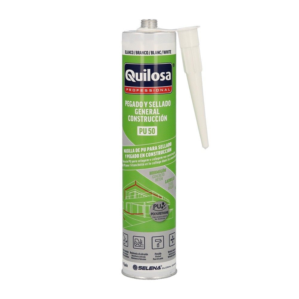 Masilla Poliuretano Blanca Cartucho 300 ml, al por Mayor | Almacén de Ferretería