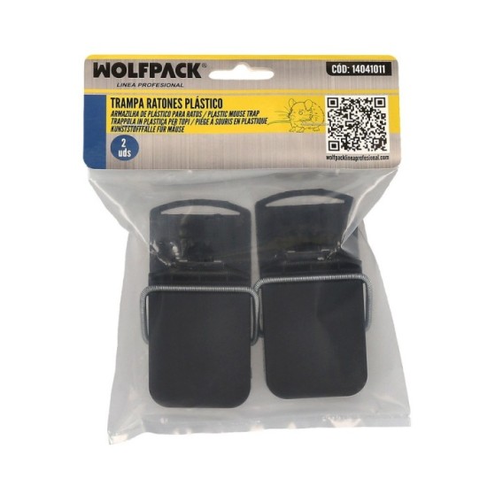 Trampa ratones plastico 9,5 x 4,7 cm, (Bolsa 2 unidades) al por Mayor | Almacén de Ferretería