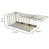 Trampa Ratas Jaula Metal Completa 21x10x10 cm al por Mayor | Almacén de Ferretería