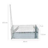 Trampa Ratas Jaula Metal Completa 30 x 17 x 11 cm, al por Mayor | Almacén de Ferretería