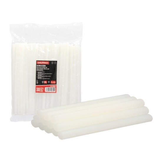 Barras De Pegamento Caliente Ø 7,2 mm, bolsa De 500 Gramos, Barras Silicona, Pegamento Pistola Termofusible, Silicona Pistola al