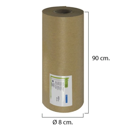 Papel Kraft 45 / 50 Gramos Rollo 90 cm, x 45 Metros al por Mayor | Almacén de Ferretería