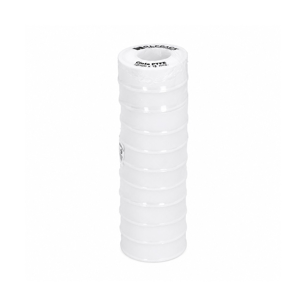 Cinta PTFE Wolfpack  19 mm, x 15 m, (Paquete de 10 Rollos) al por Mayor | Almacén de Ferretería