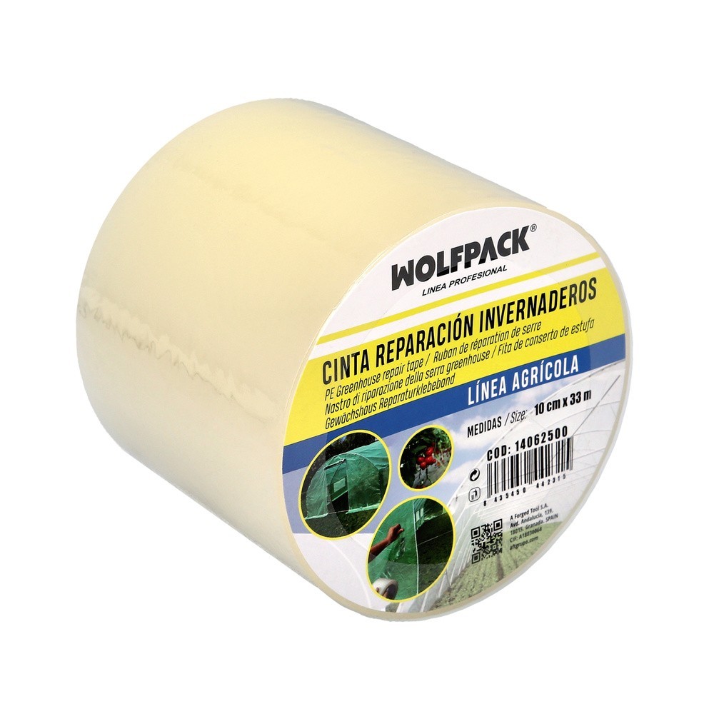 Cinta Para Reparacion Invernaderos 10 cm, x 33 metros, Cinta Adhesiva Reparacion Alta Resistencia al por Mayor | Almacén de Ferr
