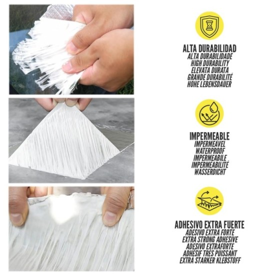 Cinta Butilo-aluminio 100 mm, 5 metros, al por Mayor | Almacén de Ferretería
