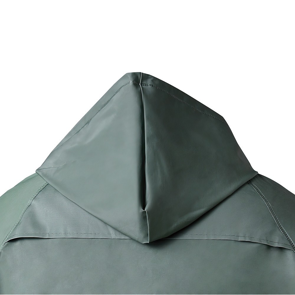 Traje de Agua Impermeable Verde Pvc         Talla 7-L al por Mayor | Almacén de Ferretería