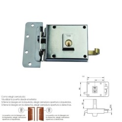 Cerradura Yale    6-10-hn/ Izquierda