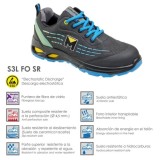 Deportiva Seg, Maurer S3L Modelo Lapis Antideslizante con suela y puntera antiperforación Resistente a los Hidrocarburos Nº 45, 