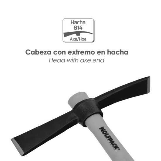 Alcotana 814 / 500 Gramos Mango Fibra Vidrio al por Mayor | Almacén de Ferretería