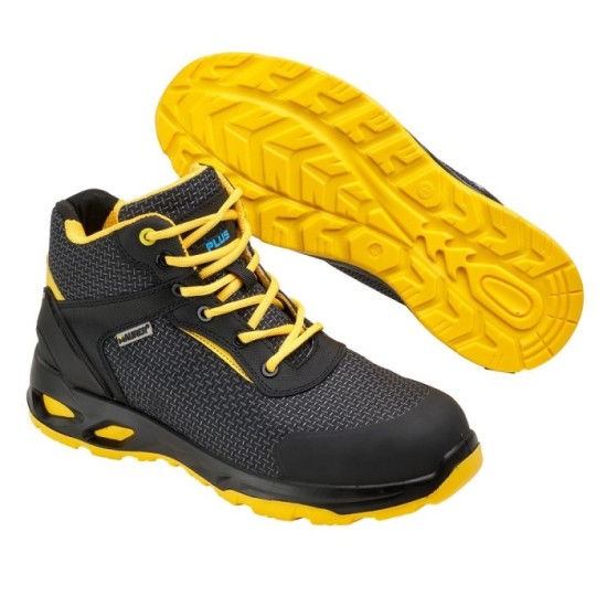 Botas Seguridad Maurer S3 Modelo Amerina Antideslizante con Suela Resistente a los Hidrocarburos, Talla 43, al por Mayor | Almac