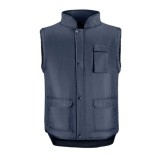 Chaleco Multibolsillos Azul  Xl, Chaleco Poliester Con 3 Bolsillos Esteriores y Uno Interior, Chaleco Trabajo, Chaleco Laboral a