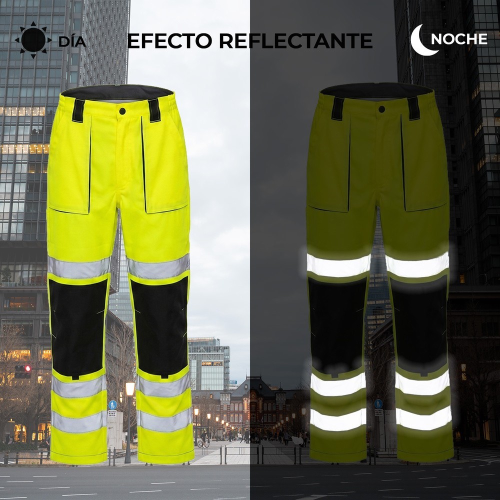 Pantalon Alta Visibilidad Talla M Pantalon Trabajo Alta Visibilidad Con Banda Reflectora al por Mayor | Almacén de Ferretería