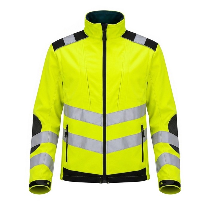Chaqueta Alta Visibilidad Softshell Talla S, Chaqueta Trabajo Alta Visibilidad Con Banda Reflectora al por Mayor | Almacén de Fe