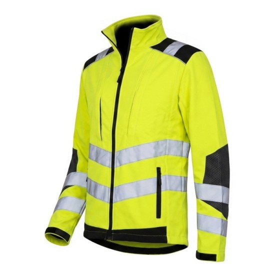 Chaqueta Alta Visibilidad Softshell Talla M, Chaqueta Trabajo Alta Visibilidad Con Banda Reflectora al por Mayor | Almacén de Fe