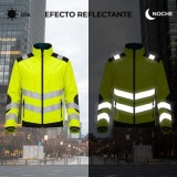 Chaqueta Alta Visibilidad Softshell Talla M, Chaqueta Trabajo Alta Visibilidad Con Banda Reflectora al por Mayor | Almacén de Fe