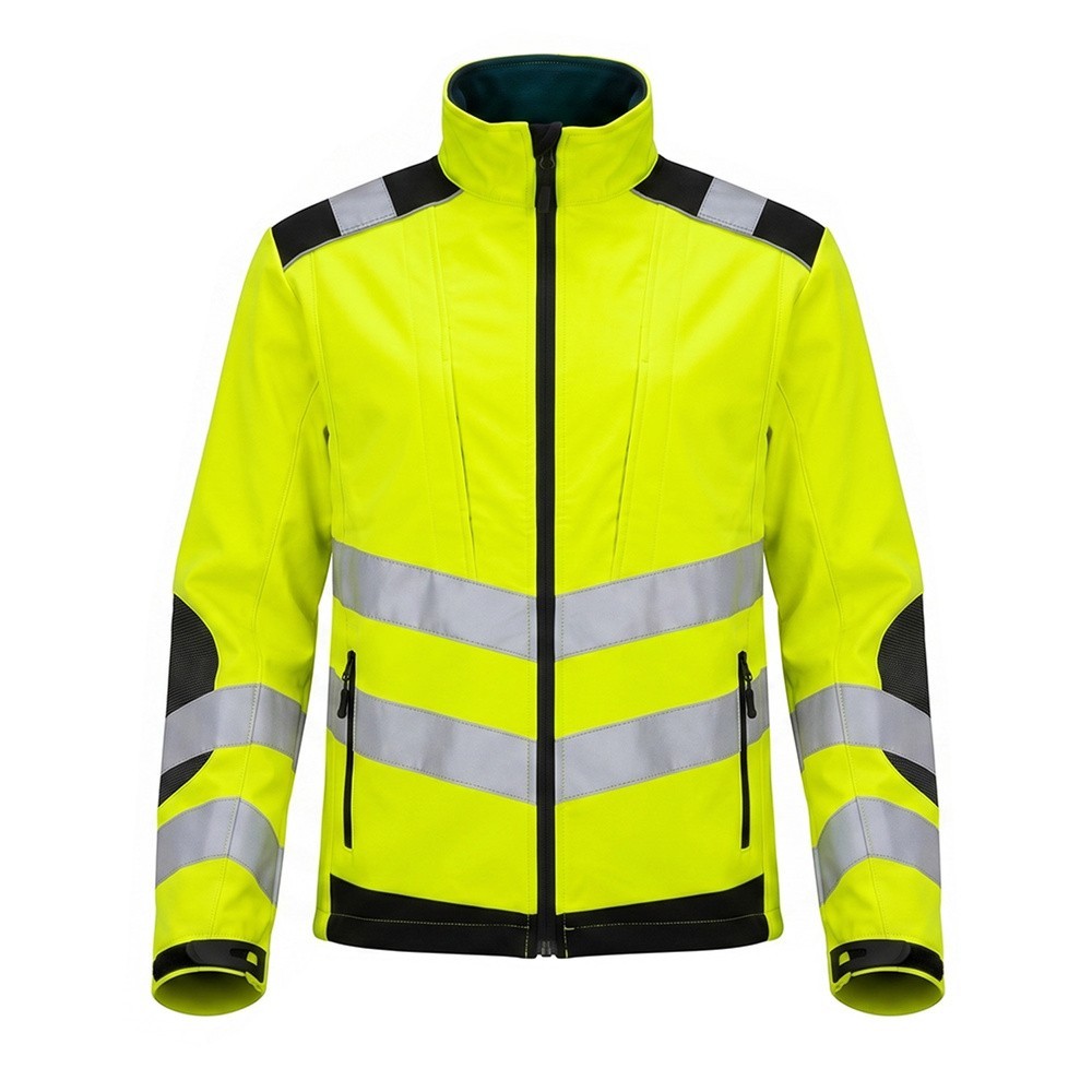 Chaqueta Alta Visibilidad Softshell Talla XXL, Chaqueta Trabajo Alta Visibilidad Con Banda Reflectora al por Mayor | Almacén de 